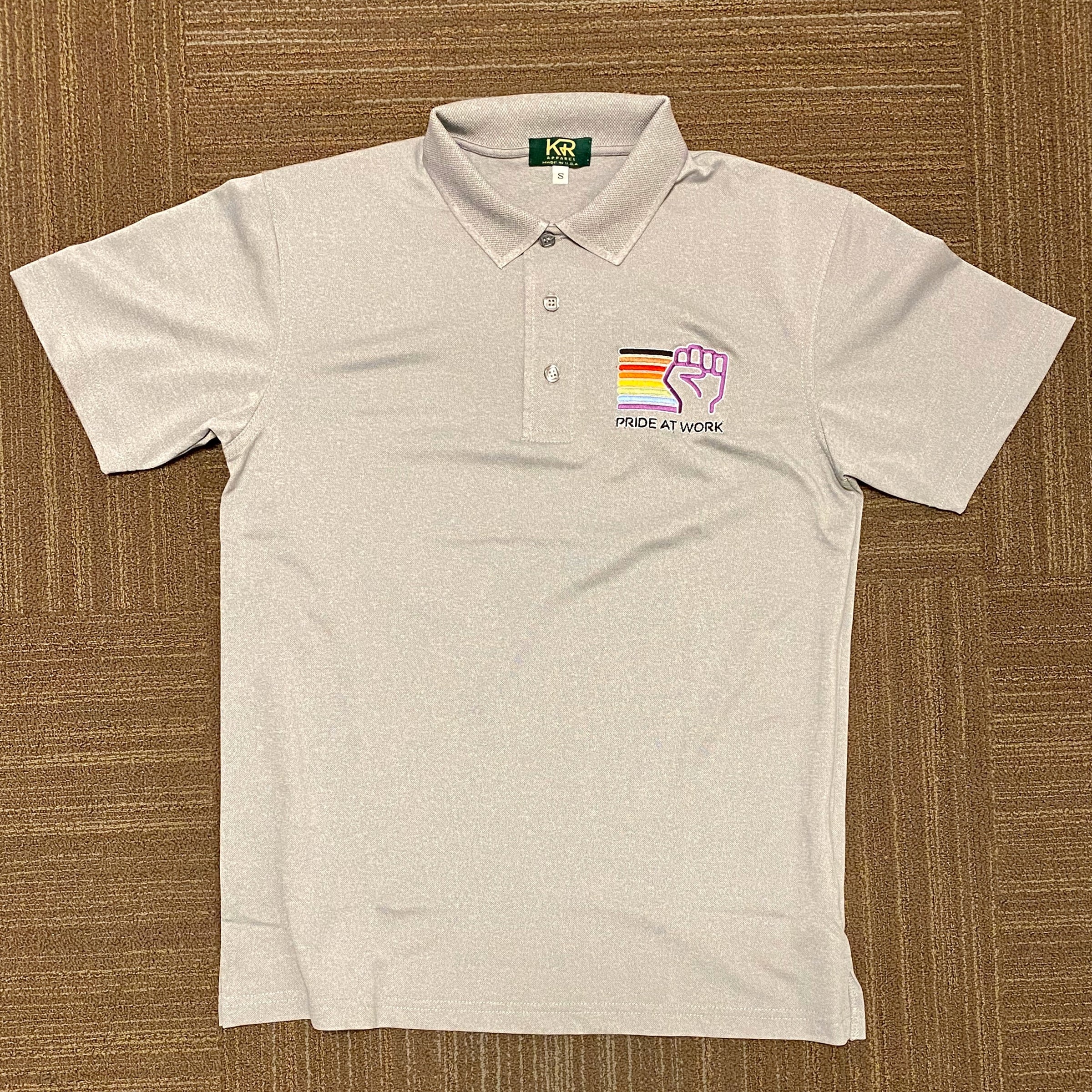Logo Polo Grey Pride at Work